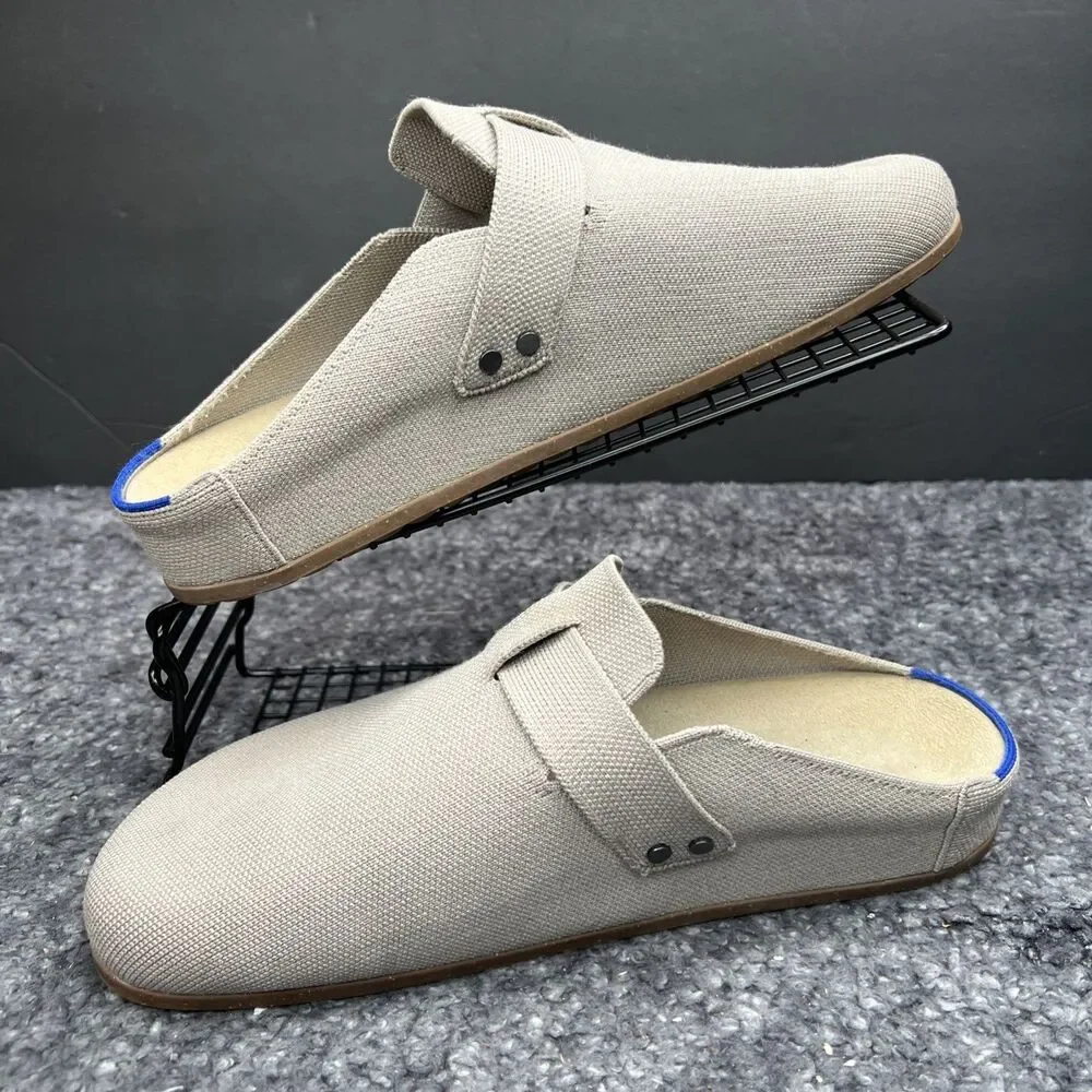 ROTHY'S The Men's Clog Dove (Taupe) Comfort Shoes  Men’s 11 Women’s 12 GUC